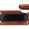 Horizontal Carry Knife, Leather Belt Knife Sheath for Everyday Carry, Knife Belt Holder Accessories, Knife Holster for Leatherman, EDC Belt Pouch for Pocket Folding Knives-3