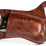 Custom Leather Sheath for Buck 110 112 Antique Brown by Coast Leathers-0