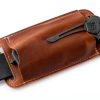 Horizontal Carry Knife, Leather Belt Knife Sheath for Everyday Carry, Knife Belt Holder Accessories, Knife Holster for Leatherman, EDC Belt Pouch for Pocket Folding Knives-1